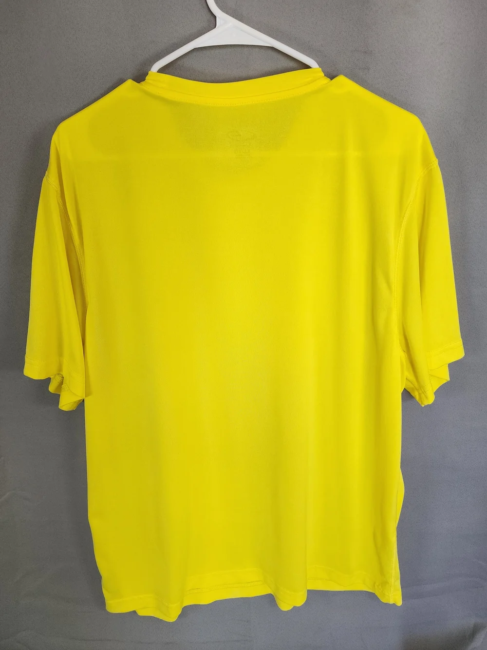 Champion Men's Short Sleeve Crew Tee in Bright Yellow - Picture 5 of 5